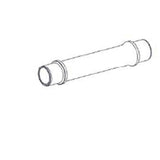 DT Swiss aluminium front axle, 100mm length with 17mm diameter and 55.1mm radial fit, replacement component for bike wheels.