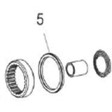 DT Swiss seal for ratchet freehub body and hub shell, compatible with 180, 240, and 350 models, part for wheel components