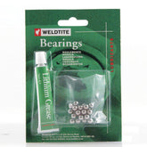 Weldtite 1/8" Ball Bearings & Grease (72 Balls)