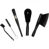 Finish Line Easy Pro Brush Set with 5 cleaning brushes for bikes, motorcycles, and cars, ideal for workshop maintenance.