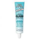 White Lightning Crystal Grease tube, clear waterproof bike grease in a 3.5oz (100g) workshop container, suitable for bike maintenance.