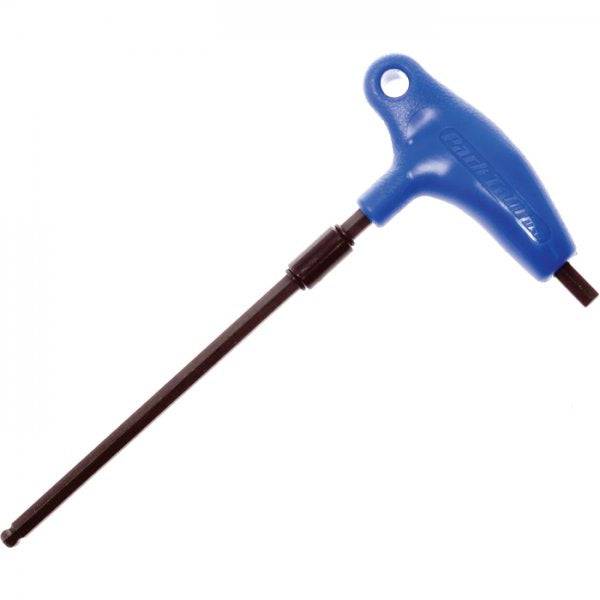 Park Tool PH-6 6mm P-handled hex wrench with ergonomic grip and balldriver for precise workshop use.