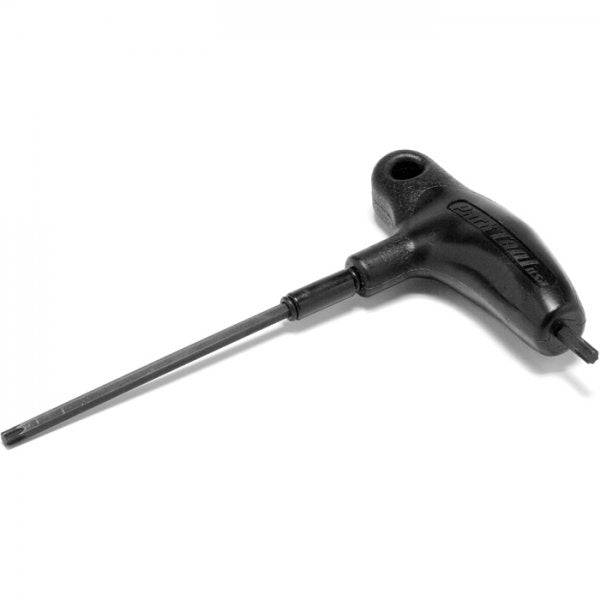 Park Tool PHT-25 P-handled T25 star wrench for disc brake calipers and rotors, ideal for bike workshop maintenance.