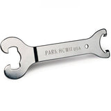 Park Tool HCW-11 16mm slotted bottom bracket adjusting cup wrench, double-ended, for bike workshop maintenance.