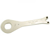 Park Tool HCW-4 36mm box-end wrench and bottom bracket pin spanner tool for bicycle workshop maintenance.