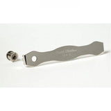 Park Tool CNW-2 chainring nut wrench for slotted nuts, used for installation and removal in bike workshop settings.