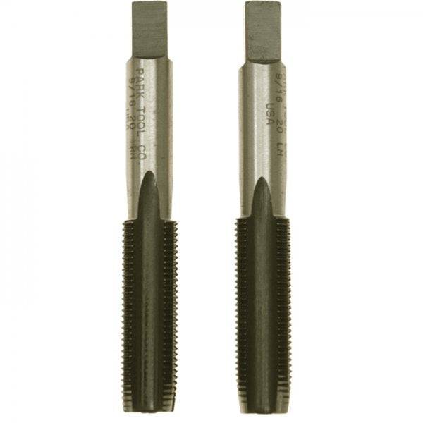 Park Tool TAP-6 pedal tap set with 9/16-inch left and right hand thread repair tools for cycling workshop use