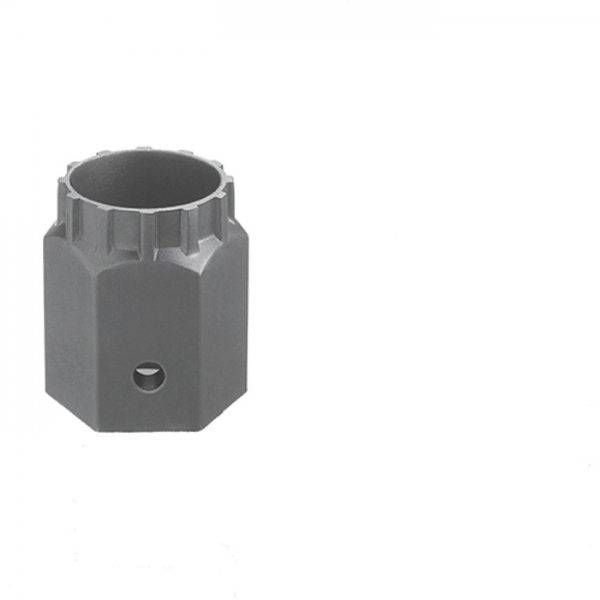 Shimano Workshop Lockring Remover Tool for Centre-Lock disc rotors and HG cassettes, socket fit for bike maintenance.