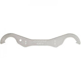 Park Tool HCW-17 fixed-gear lockring wrench with dual radius hooks, 29cm, used for bike workshop maintenance.