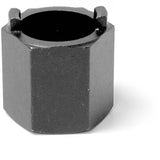 Park Tool FR-2 freewheel remover for SunTour 2-pin freewheels, durable bike workshop tool, shown in use or against a workbench.