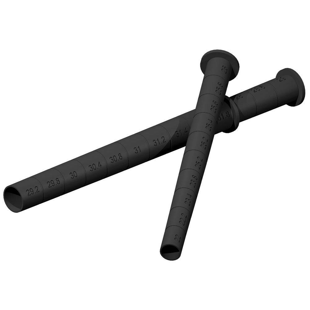 Cyclo Tools workshop seat post sizing gauge for accurate bike seat post measurement, featuring a compact, easy-to-use tool.