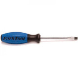 Park Tool SD-6 6mm flat blade screwdriver with dual density grip, ideal for workshop use and precise screw-driving tasks.