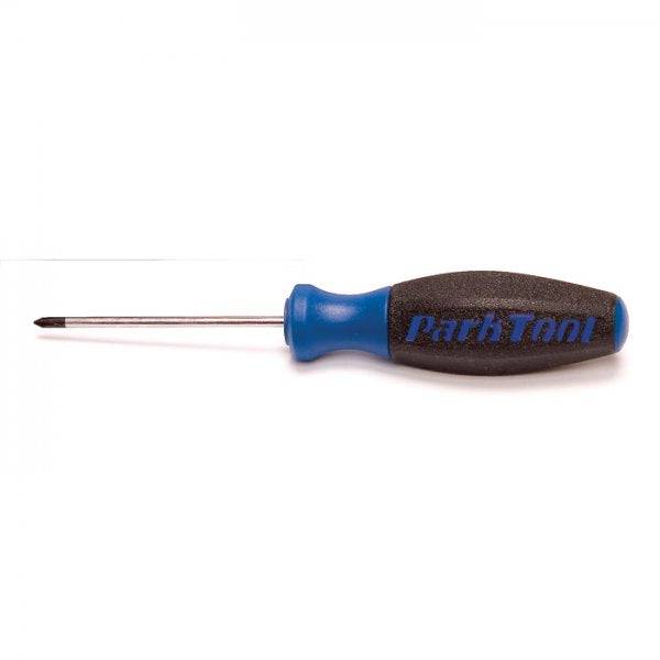 Park Tool SD-0 #0 Philips screwdriver for precision small cross-tip screws, ideal for detailed workshop tasks and fine adjustments.