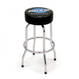 Park Tool STL-1.2 workshop shop stool with padded seat and 360° swivel for comfortable workshop use.