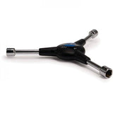 Park Tool ST-3 three-way Y-shape socket wrench in CR-V steel with 8mm, 9mm, and 10mm sockets for bike workshop use.