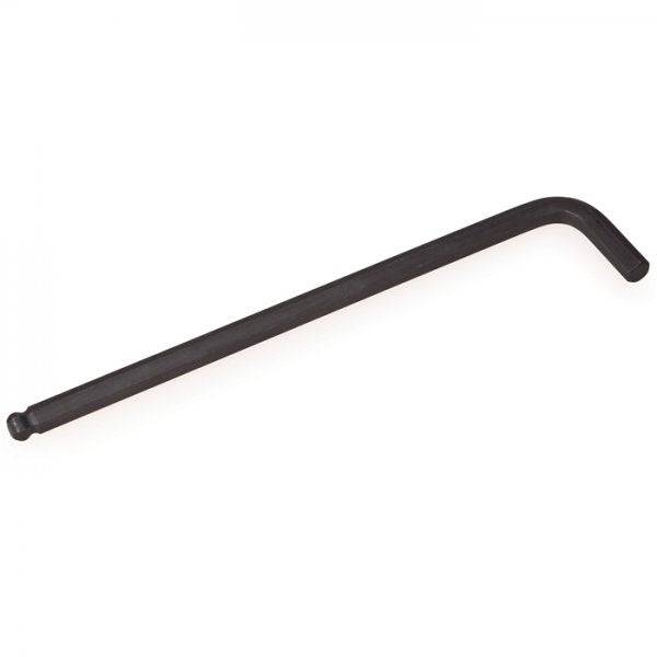 Park Tool HR-8 8mm hex wrench with long handle and chamfered tips, designed for bike crank bolts, workshop use.