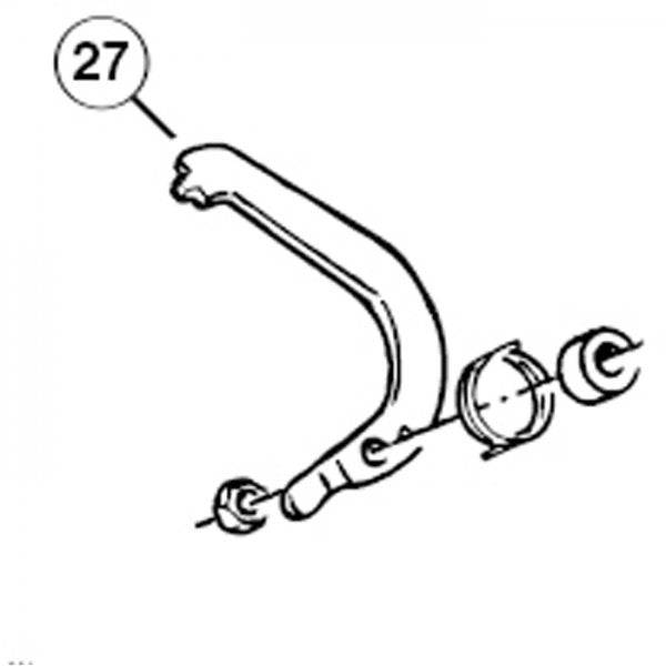 Park Tool 219-2R right hand caliper replacement for TS-2/6 truing stand, workshop tool with metal construction and adjustment screws.
