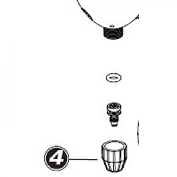 Park Tool PFP-4 head and hose compression fitting replacement part for workshop bicycle repair and maintenance.