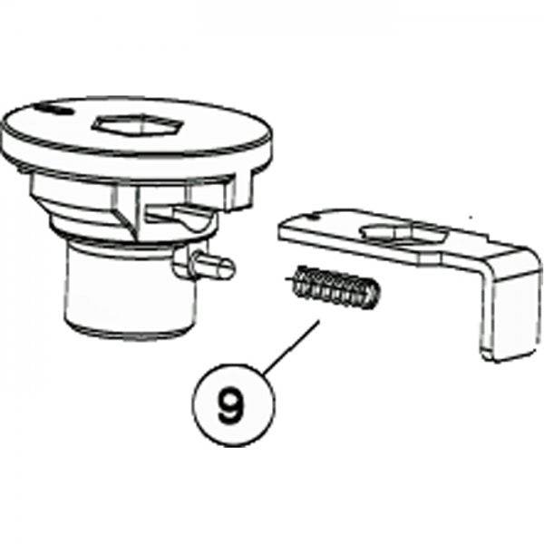 Park Tool 525 replacement spring for HHP-1 and HHP-2 workshop tools, shown in a close-up image.