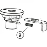 Park Tool 525 replacement spring for HHP-1 and HHP-2 workshop tools, shown in a close-up image.