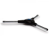 Park Tool SW-15 3-way internal nipple wrench with square drive, 5mm and 5.5mm hex bits for bicycle wheel maintenance.