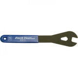 Park Tool SCW-16 16mm shop cone wrench for bicycle repair, featuring durable steel construction and ergonomic handle.