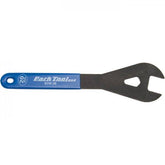Park Tool SCW-20 20mm shop cone wrench with vinyl-dipped handle for bike wheel and component adjustments.