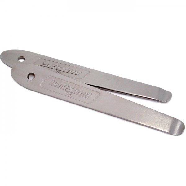 Park Tool TL-5 heavy-duty steel tyre levers set of 2 for tough tyre removal, workshop-grade bicycle tyre removal tools