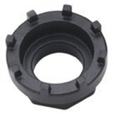 Park Tool BBT-18 bottom bracket tool with 8-tooth splines for Shimano and ISIS Drive bikes, used in workshop maintenance.