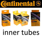 Continental Race Tube for 700x20-25C road bike tires with Presta valve, 60mm length, suitable for bike components.