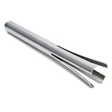 Fat Spanner headset cup remover tool for bike maintenance, shown in a workshop setting with the tool in use.