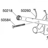 Thule 50218 End Cap 30 mm for car rack accessories, showing a close-up of the genuine spare part on a white background.