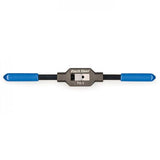 Park Tool TH-1 small tap handle for metric M1.6-M8 and standard taps, used in workshop settings for precise threading.