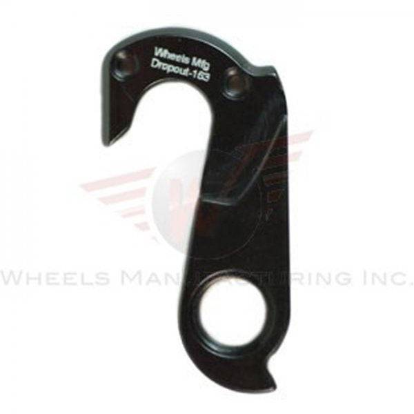 Wheels Manufacturing replaceable derailleur hanger 163 CNC machined dropout for bike component repair and replacement.