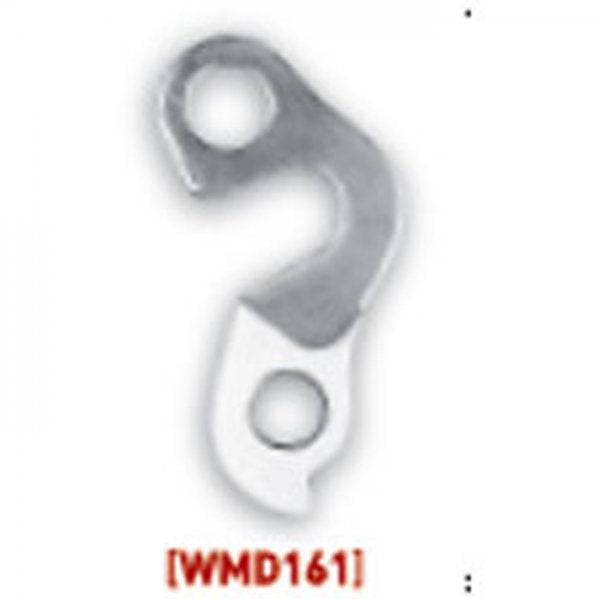 Wheels Manufacturing CNC machined replaceable derailleur hanger dropout for bike components, durable and easy to install.