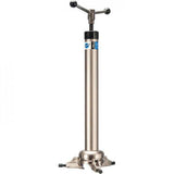 Park Tool CRP-2 adjustable crown race puller for bicycle headset removal, showing the workshop tool in use on a bike.