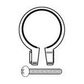 CatEye SP-8 handlebar clamp for cycling accessories, fits 31.0-34.5mm handlebars, secure mount for bike accessories.