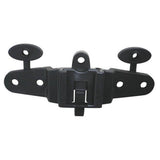 Cateye rear rack mount bracket for secure bike light and accessory attachment, made of durable black metal.