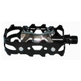 MKS MT Lite MTB pedal with wide steel cage and toeclip compatibility, showcasing durable construction and pedal platform.