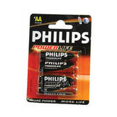 Philips Power Alkaline LR6 AA batteries pack of 4, long-lasting energy cells for electronic devices, accessories.