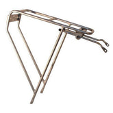 Tortec Tour Ultralite rear bike rack made of lightweight alloy, designed as a durable luggage carrier for cycling accessories.