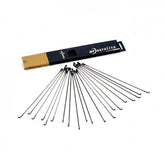 DT Swiss Aero Lite black 14g cycling spokes, 282mm length, high-performance components for bike wheels, box of 20 spokes.
