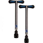 Park Tool FFG-2 bike frame and fork end alignment gauge set for dropouts up to 160mm, used in workshop bike maintenance.