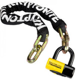 Kryptonite New York Fahgettaboudit 14mm chain with 100cm length and NY Disc Lock, high-security bike lock accessory.