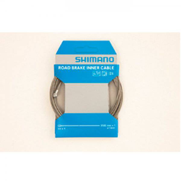 Shimano road tandem stainless steel inner brake wire, 1.6mm diameter, 3500mm length, for bicycle brake components.