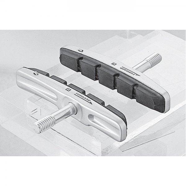 Shimano M70R2 BR-M770 medium power cartridge brake shoes for alloy rims, pair, bicycle brake components.
