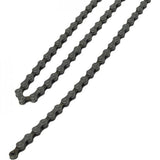 Shimano CN-HG40 6/7/8-speed bike chain with connecting link, 116 links, showing metal links and chain details.