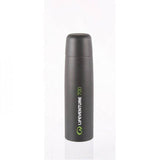 Lifeventure 700ml vacuum flask made of stainless steel, insulated for hot and cold drinks, shown with a sleek, modern design.