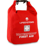Lifesystems waterproof first aid kit with QuickFind system, outdoor medical supplies, compact emergency first aid accessories.