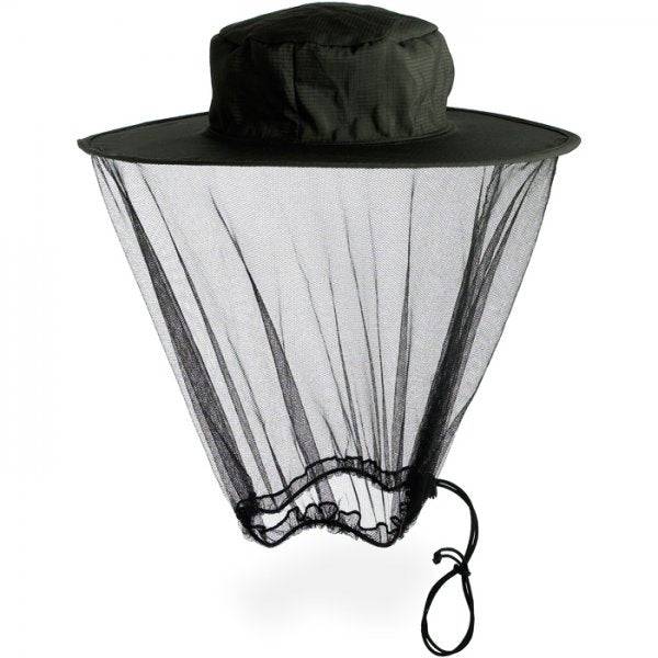 Lifesystems insect protection head net hat with adjustable drawcord, designed to keep midges and mosquitoes away.